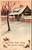 May Yule-tide cheer be yours today - Snowy cottage scene