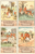 Randolph Caldecott - The Three Jovial Huntsmen - set of 4