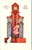 baby New Year hinging from grandfather clock