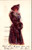 Woman in fur coat hat Winter 1906 glitter