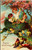 Easter Greetings - Children in bird's nest blossoms and chics