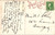 Back of postcard mailed to Oswego NY with handwritten message and green Washington one-cent stamp