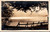 RPPC view of Lake Crescent in Clallam County Washington with trees and lakefront railing