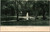 Antique postcard of Frog Pond in Boston Common Boston Massachusetts with fountain and trees