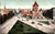 Panoramic view of Copley Square and Trinity Church Boston Massachusetts divided back postcard