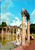 Vintage postcard of the Canopus with statues at Villa Adriana in Tivoli Italy