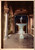 Vintage postcard showing the interior fountain at Terme Tamerici in Montecatini Terme Italy