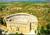 Panoramic postcard of the Roman Theatre at Aspendos Antalya Turkey