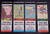 River Road Sunoco Service Harrisburg Pennsylvania matchbook cover set with cartoon driving safety illustrations