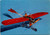 Chrome postcard of 1911 Johnson Monoplane model Smithsonian National Air and Space Museum red wing aircraft
