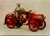 Chrome postcard of 1915 American La France gasoline propelled steam fire engine Smithsonian Museum red apparatus