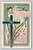Antique Easter postcard with cross and daffodils published by Raphael Tuck and Sons Easter Series 1124