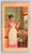 None Such Condensed Mince Meat antique Victorian trade card pamphlet front with woman in kitchen
