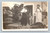 rppc women child dog porch rural home real photo postcard americana scene