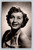 Jane Powell MGM glamour portrait close up halter dress earrings real photo postcard