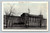 High School Clare Michigan vintage postcard exterior building 1940 barren trees early winter