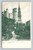 St. Paul's Church rear view postcard New York by I. Stern