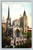 Antique postcard of Trinity Church New York by Success Postal Card Co.