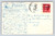 Postcard back with 1932 postmark, two cent Washington stamp, and handwritten correspondence addressed to Albany New York