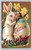 Easter Greetings postcard featuring Easter Rabbits by FARD