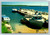 Naubinway harbor with fishermen and boaters on northern Lake Michigan waters