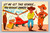 Texas Cyclone 8 The Only Way to Go! vintage postcard by H. S. Crocker Co.