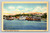 Dock Scene postcard from Mackinac Island, Michigan by G. H. Wickman