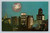 RCA Building and Midtown Manhattan skyline at night in New York City postcard