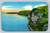 Scenic bluffs on Horseshoe Bend Drive at Lake of the Ozarks Missouri postcard