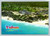 Panoramic view of Tulum archaeological ruins in México