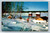 Trapper's camp on frozen Sucker Lake Alaska postcard