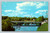 Wisconsin River in Rhinelander Wisconsin postcard