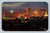 Panorama of downtown Denver at night showing new skyscrapers