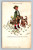 A boy in fall-time scene postcard by John T. McCutcheon