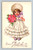 Best wishes for name day greeting postcard by S+S