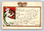 Birthday greeting card with candle and heartfelt message, printed in Germany 1908