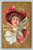 Vintage birthday greetings card postmarked KEO 1909 Brighton USA