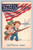 LET'EM ALL COME postcard postmarked Oct.19 in Lala with 1 cent stamp