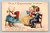 Christmas holiday greeting card with joyful message by WOLF & CO., N.Y.
