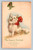 Season's Greetings Christmas and New Year holiday postcard from Palmyra Missouri