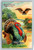 turkey with eagle flying above