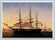 U.S.S. CONSTELLATION at Anchor Naples Oil on Canvas Painting by Tomaso de Simone