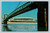 Riverfront Stadium and Suspension Bridge in Cincinnati Ohio postcard