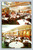 Interior views showing paintings in the collection of Haussner's Restaurant Baltimore