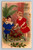 Christmas greeting postcard made in Germany by OLA CARD with U.S. postage