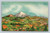 Popocatepetl volcano postcard published by F. Sanchez M. Y CIA Mexico