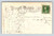 Irish Forget-Me-Not Flower and Shamrock St Patrick's Day Postcard