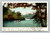 Lake and bridge in Central Park New York City vintage postcard