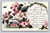 Poem about blossom days and memories at Central Square Oswego postcard