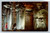 Ruins of Karnak limestone columns carved by water in Mammoth Cave National Park Kentucky